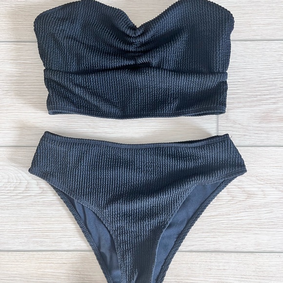 SHEIN Other - SHEIN Black Textured Bikini Set. Never worn.